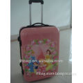 Imprinted abs travel trolley luggages